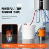 Tankless Water Heater Flushing Kit, Includes Efficient Pump & 3.7 Gallon Pail & 2 Hoses, Wrench and Adapter for Quick Install