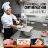 Commercial Electric Meat Bandsaw, 1800W Stainless Steel Countertop Bone Sawing Machine, Workbeach 15" x 19.1", 7.09 Inch Max Cutting Thickness