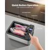 Sous Vide Cooker, 800W Sous-Vide Machine, Suveed Cooking Machine with LED Digital Display, Glass Lid, Precise Temperature & Timer Control