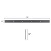 Metal Landscape Edging, 8 Packs 72 in Rust-Resistant Aluminum Alloy Landscape Edging, Bendable Garden Edging Border