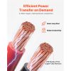 Jumper Cables for Car Battery, 20 Feet, 4 Gauge Heavy Duty Automotive Booster Cables for Jump Starting Dead or Weak Batterie, with Carrying Bag