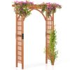 1PC Garden Archway Arch Lattice Trellis Pergola for Climbing Plants and Outdoor Wedding Bridal Decor