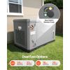 Standby Generator, Dual Fuel Whole Home Generator, LPG 22Kw Max Power & Natural Gas 20Kw Max Power, Whole House Power Backup For Home Backup, Camping