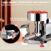 110V Electric Tomato Strainer 370W Commercial Grade Tomato Milling Machine Stainless Steel Tomato Press and Strainer 90-160 Kg/H Pure Copper Motor Foo