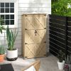 Grey Lattice Planter Box: Raised Garden Bed with Trellis for Vines, Perfect for Deck or Backyard|