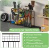 Garden Tool Organizer, Heavy Duty Yard Tool Tower Rack for Garage Organization and Storage