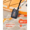 20PSI Paddle Board Pump, Rechargeable Battery-Powered, Dual Stage Inflation & Deflation SUP Air Pump with Auto-Off Function and 12V DC Car Connector