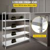 Storage Shelf, 5-Tier Storage Shelving Unit, Stainless Steel Garage Shelf, 70.9 x 17.7 x 70.9 inch Heavy Duty Storage Shelving