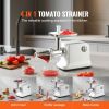 Electric Tomato Strainer, 700W Tomato Sauce Maker Machine, 5.5 LBS/Min Food Strainer and Sauce Maker