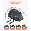 Motorcycle Tail Bag, 10 L Motorcycle Rear Seat Bag with Waterproof Rain Cover