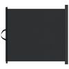 Retractable Pet Gate Black 40.4"x49.2"