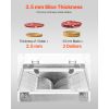 Meat Cutter Machine, 550W Meat Slicer, 350 lb/h Commercial Meat Cutting Machine, Stainless Steel, 3.5 mm Thickness