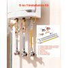 Water Heater Kit, 3/4 Inch Cold & Hot Water Plumbing Repair Kit with 600 WOG Isolation Valves, Pressure Relief Valve, Dual-Layer Gas Hose