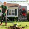Garden Weeder Tool â€“ Manual Weed Puller & Uprooting Weeding Tool with Weed Rake, Long Handle Grass Remover for Easy Weed Removal