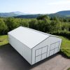 30' x 40' Metal Garage Shed, 11' High Double Front Doors, 17' Peak, 1260 Sq-Ft TMG-MS3040