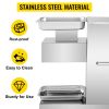 110V Commercial Meat Cutter Machine 1100LB/H Electric Meat Cutting Machine 750W Commercial Meat Slicer 3mm Blade Restaurant Food Slicer Stainless Stee