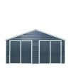 26' x 30' Metal Garage Shed, 9' High Double Front Doors, 14' Peak, 780 Sq-Ft TMG-MS2630