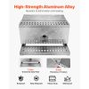Semi-Truck Step Tool Box, 30" x 29.5" x 15.8" Heavy Duty Aluminum Diamond Plate Toolbox