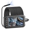 Endoscope Camera with Light, Triple Lens Borescope with 49.2FT Semi-Rigid Cable, 5" Screen 1080P Inspection Camera, 8 + 2 LED Lights