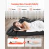 Car Air Mattress, Inflatable Car Camping Mattress, Flocking Thickened Travel Beds, Durable Portable Sleeping Pad with Air Pump, 2 Pillows, Nozzle