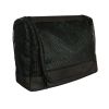 Portable Hanging Shower Caddy Organizer Bag 12x3x8 inch Black Quick Dry Mesh Shower Caddy Tote Bag Pouch with Metal Hook for Bathroom College Dorm Cam