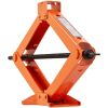 Scissor Jack, 2.5 Ton/5512 lbs Scissor Car Jack, 3.7"-17.1" Lifting Range Scissor Lift Jack with Ratcheting Handle and L-Wrench