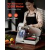 Commercial Meat Slicer, 10 inch Electric Deli Slicer Machine, 320W Food-Slicer with SUS420 Blade, 0-0.4 inch Adjustable Thickness, for Frozen Meat