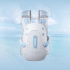 3D Infant Carrier with Waist Support, Cloud Sea Blue Foam Outer Jacket Strap, Ergonomic Backpack Strap for Newborns