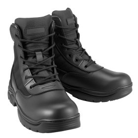 Men's Military Tactical Boots, 6 inch Combat Hiking Work Boots, Lightweight & Breathable & Sturdy Mens Motorcycle Interceptor Trooper Boot (Shoe Size: US 10.5, size: 6 inch)