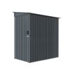 3' x 6' Galvanized Metal Pent Shed, 29 GA Corrugated Metal, 75' Upper edge, TMG-MS0306