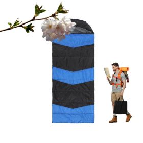 Lightweight Sleeping Bag with USB Powered Heating Pads for Hiking (type: Sleeping Pad, Color: Blue & Black)