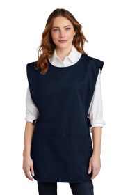 Port Authority Easy Care Cobbler Apron with Stain Release A705 (Color: Navy, size: L/XL)