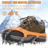Universal Anti-slip Grip Spikes, 2025 Upgraded Universal Anti-slip Spikes for Ice Skates And Boots, with 19 Steel Spikes, Ice And Snow Grip Spikes
