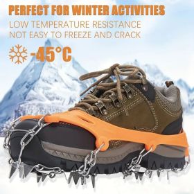 Universal Anti-slip Grip Spikes, 2025 Upgraded Universal Anti-slip Spikes for Ice Skates And Boots, with 19 Steel Spikes, Ice And Snow Grip Spikes (Model: XL)