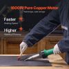 Hot Air Plastic Welder, 1600W Hot Air Torch Pistol, 122-1112 Fahrenheit PVC TPO Vinyl Heat Gun Welding Torch