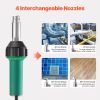Hot Air Plastic Welder, 1600W Hot Air Torch Pistol, 122-1112 Fahrenheit PVC TPO Vinyl Heat Gun Welding Torch