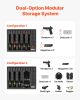 Hard Pistol Case, Heavy Duty Hard Gun Case with XPE Foam Lining, Waterproof Pistol Storage Box with Customizable Interior & Handle for Gun, Lenses